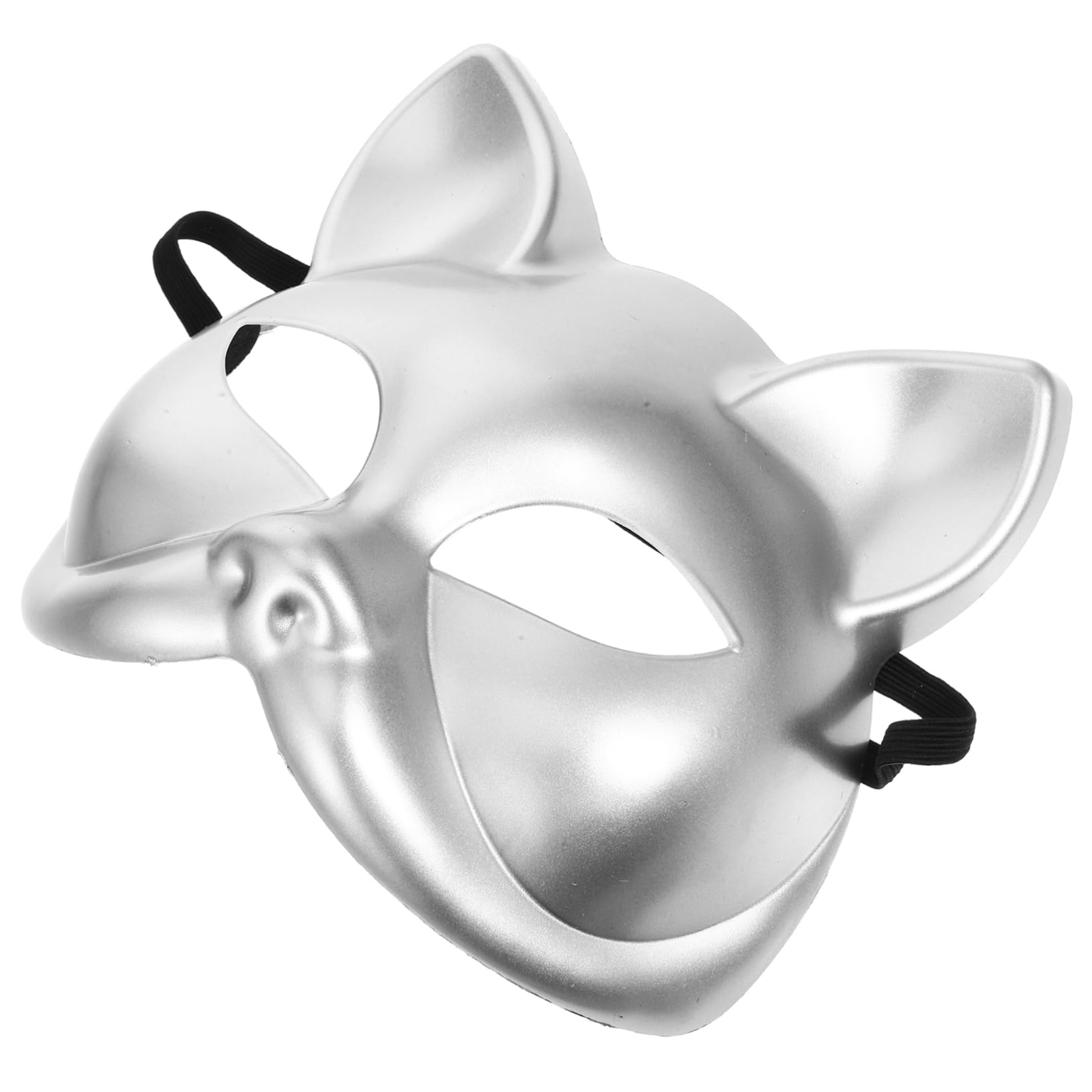 Luxshiny Blank Cat Masks for DIY Hand Painting Lightweight Masquerade Masks for Halloween Parties for Cosplay and Themed Events
