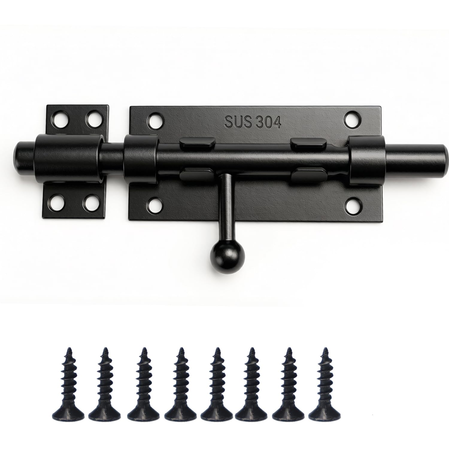 Aoyfuwell Heavy Duty Gate Latch Bolt,Door Latch with Padlock Hole