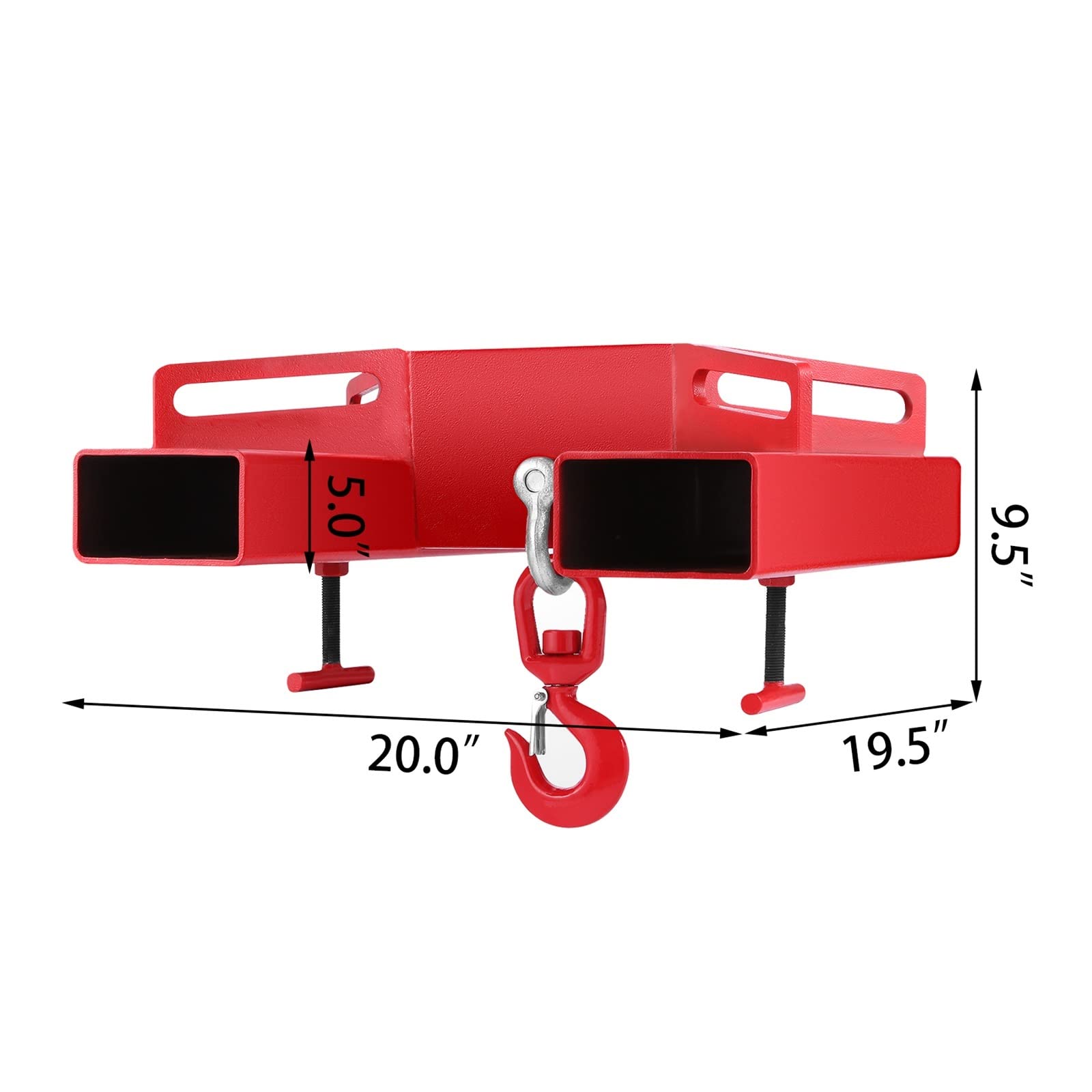 Collegamento 6600lbs della gru mobile del gancio della parte girevole del carrello elevatore installazione senza sforzo di capacità da 3 tonnellate resistente