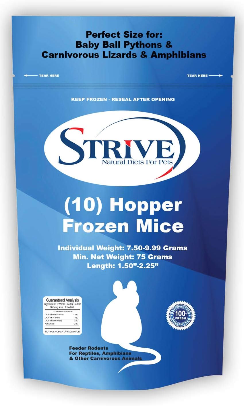 Strive (10 Hopper Frozen Mice Pet Supplies