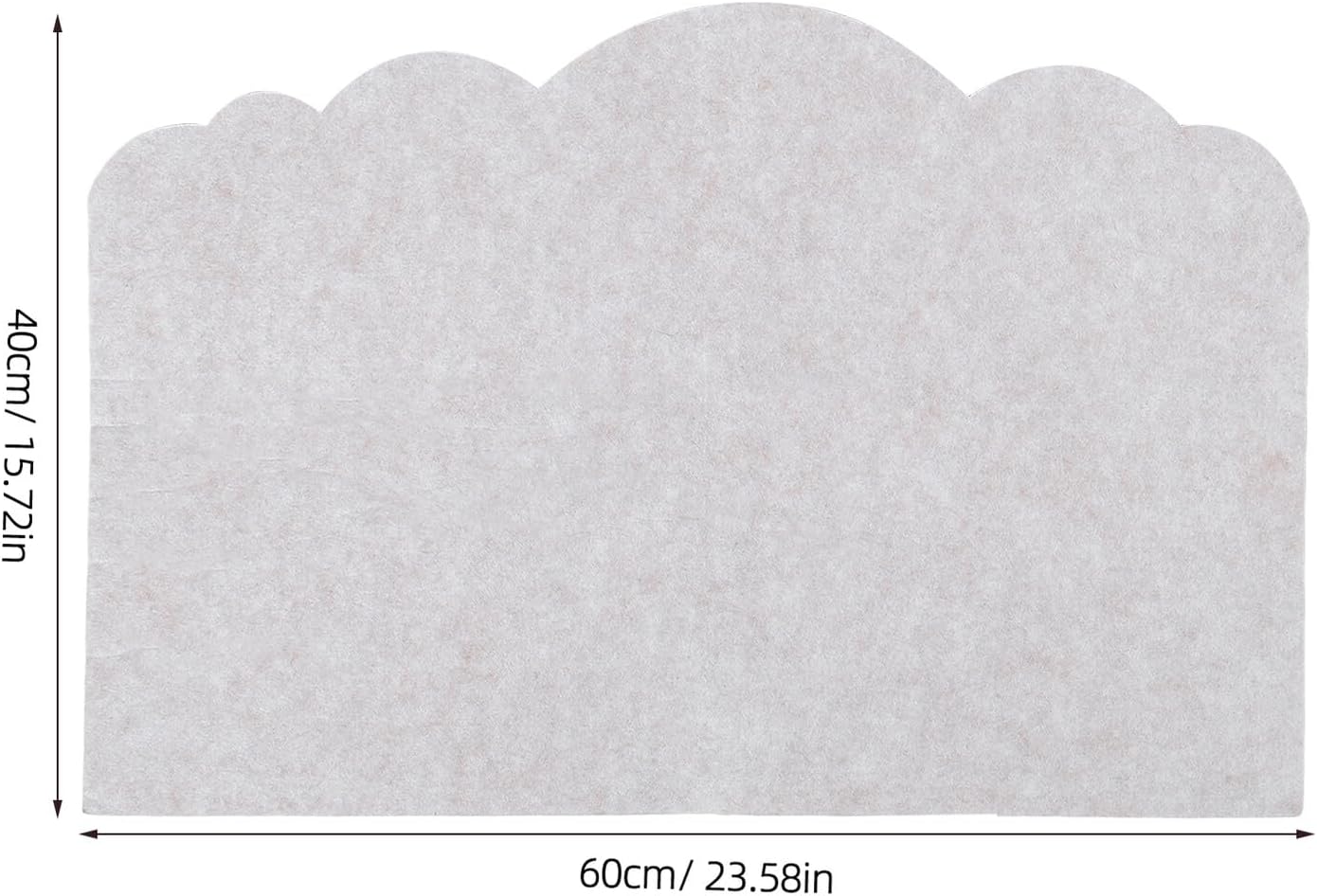 NUOBESTY Self-Adhesive Felt Memo Board 40x60cm Light Camel Felt Photo Wall Display Organizer for Living Room Bedroom Decorative Bulletin Pinboard