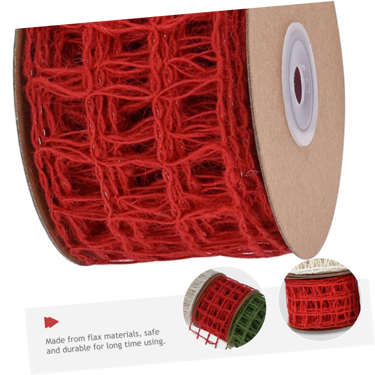 SEWACC 5stücke Weihnachtsdekoband Aus Jute Für -geschenkverpackungen Lagig Strängig Aus Robustem Flachs Für Kreative Bastelprojekte Festliche Anlässe Und Gartenarbeiten