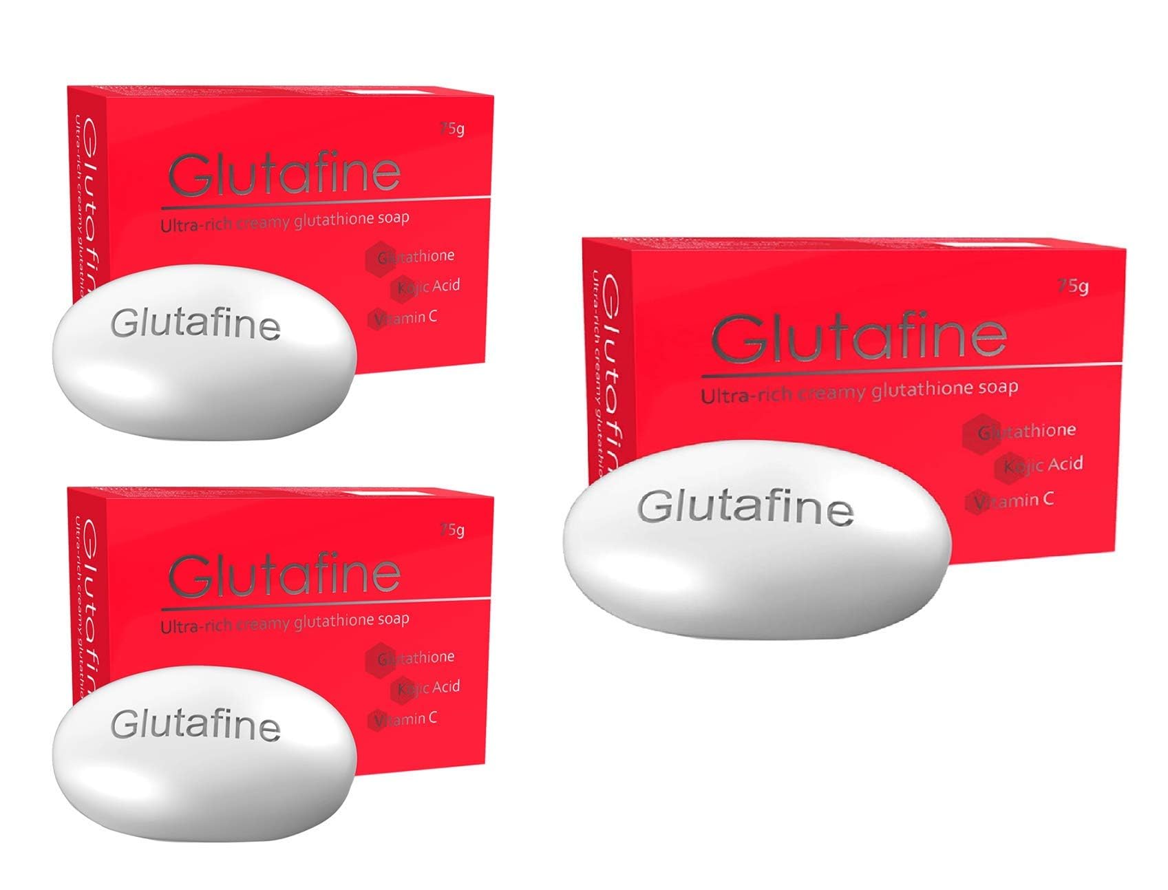 Glutafine Soap 75gm (Pack of 3)