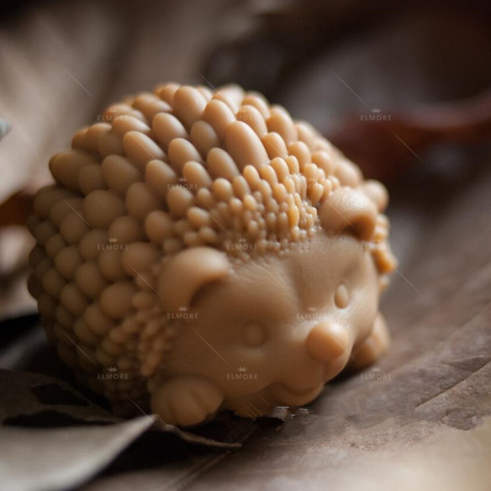 Zayookey 3D Bougie Moulle Resine Epoxy En Forme De Champignon Moule En Silicone Savon Moules De Coulée Resin Candle Molds Pour Fabrication De Pendentifs Bricolage (Candle Silicone Mold B