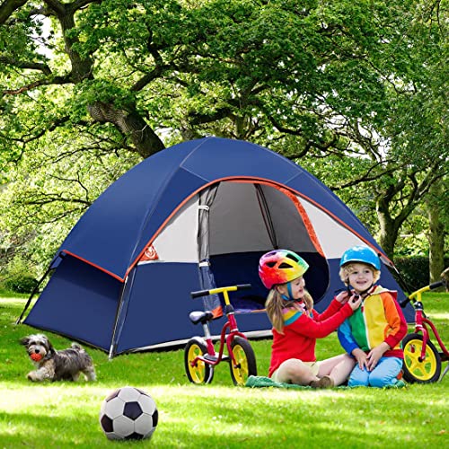 unp Camping Tent 2 Person Waterproof Windproof Tent with Rainfly Easy Set up-Portable Dome Tents for Camping の商品画像 5