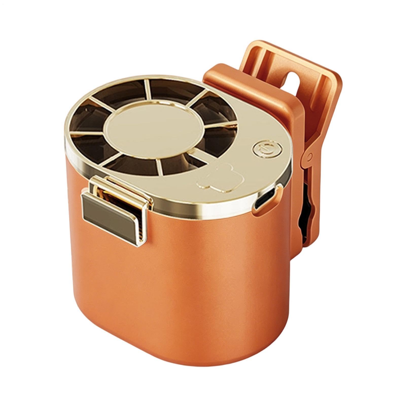 Manolyee Ventilador de Pinza para Coche,Aparato De Verano Sin Aspas | Ventilador Portátil USB Con Pinza,para Viajes Camping Golf Playa Festivales de Música Ciclismo Jardinería Hombres y
