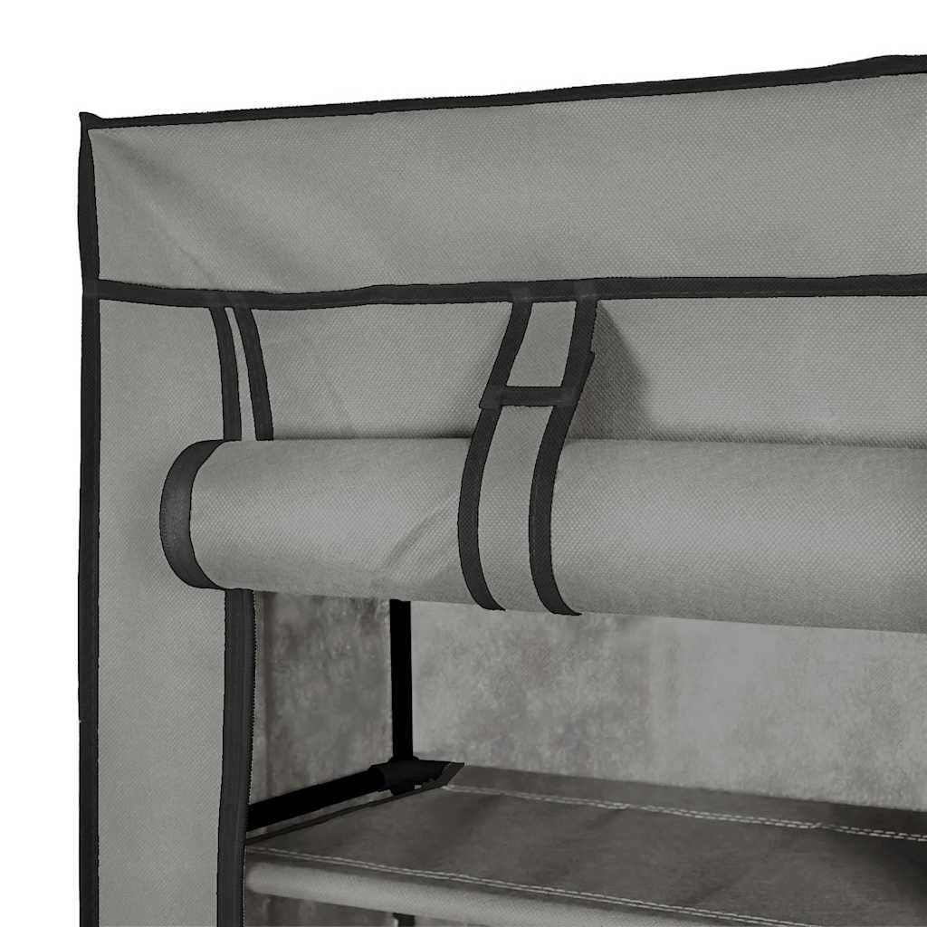 SYDE Zapatero de Tela 8 Niveles 57x29x162 cm