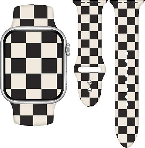 Vista 19 de Holidays - Correa de reloj compatible con Apple Watch de 1.49, 1.57, 1.61, 1.65, 1.65 y 1.73 pulgadas, correa de reloj inteligente de silicona