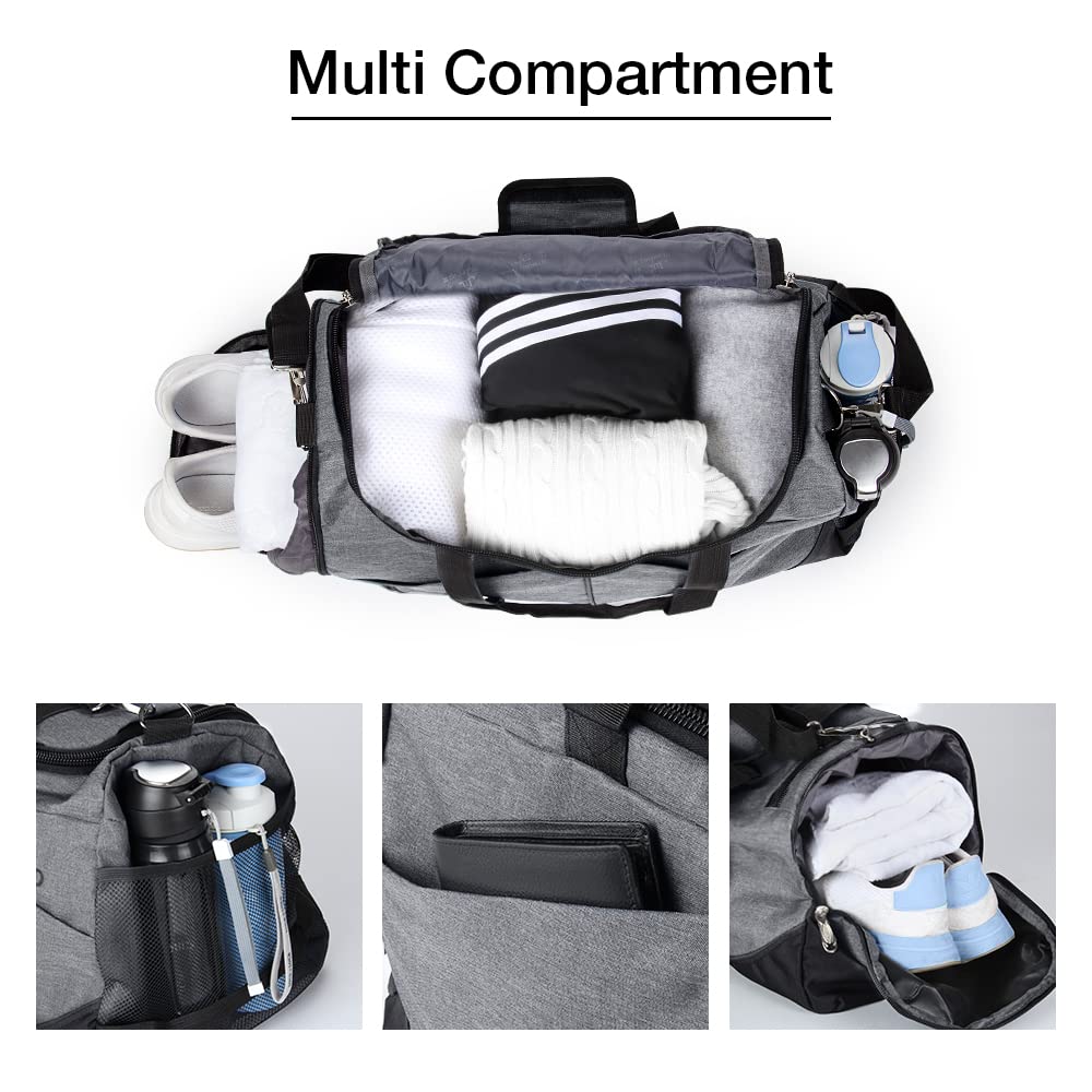 Bolsa de Deporte Bolsa Deporte Gimnasio Bolsa Gimnasio de Viaje con Compartimento — view 5