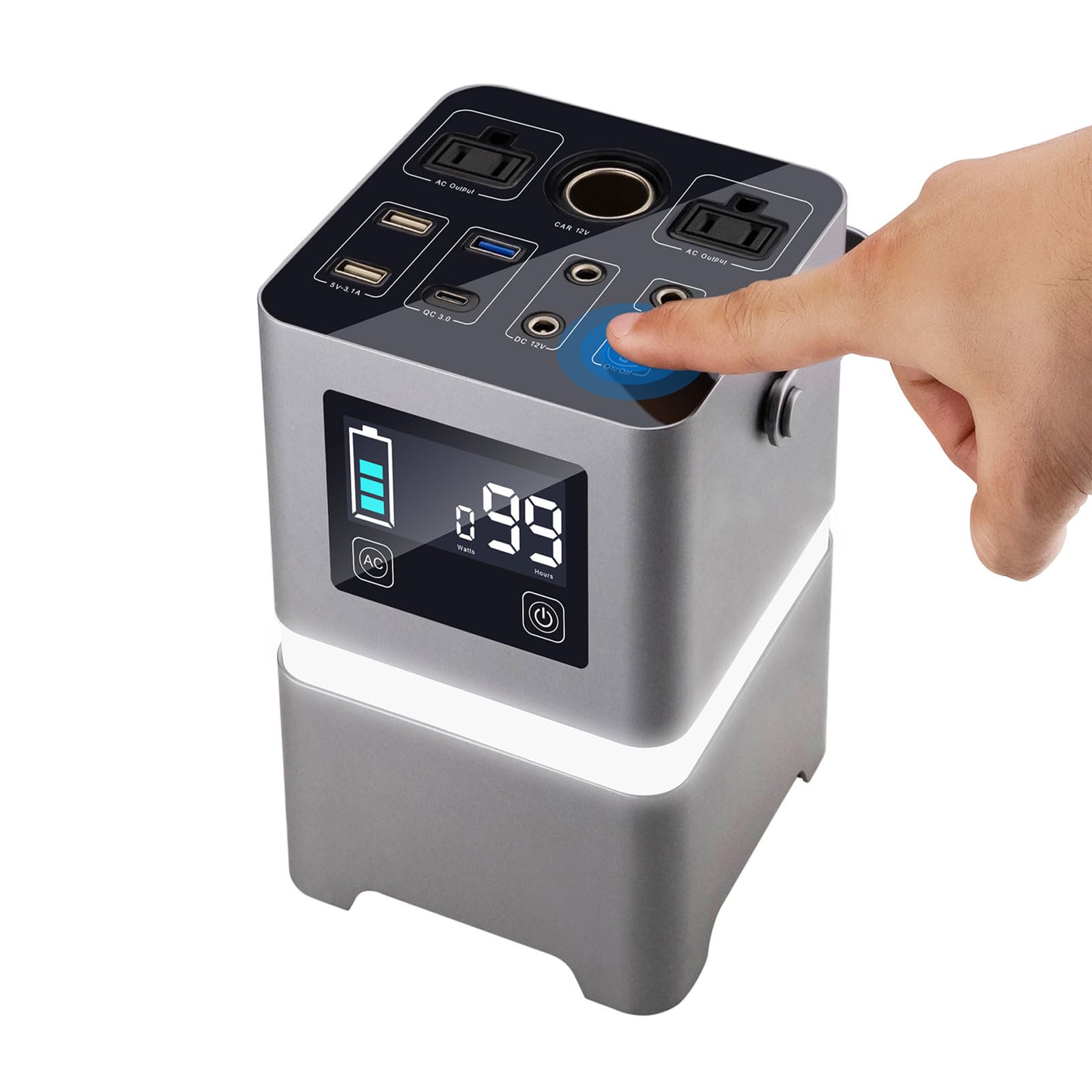 Stazione di Alimentazione Portatile 200W Generatore da Campeggio 62500mAh Batteria di Alimentazione per Escursioni all'aperto RV Emergenza
