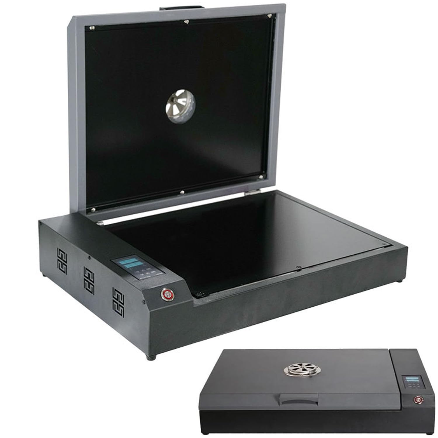 Máquina Curado DTF con Horno Secador 930W, Temporizador Ajustable 0 a 200°C y 1 a 999 S, Horno de Transferencia de Calor DTF para Impresión de Película de Transferencia Térmica en Ropa
