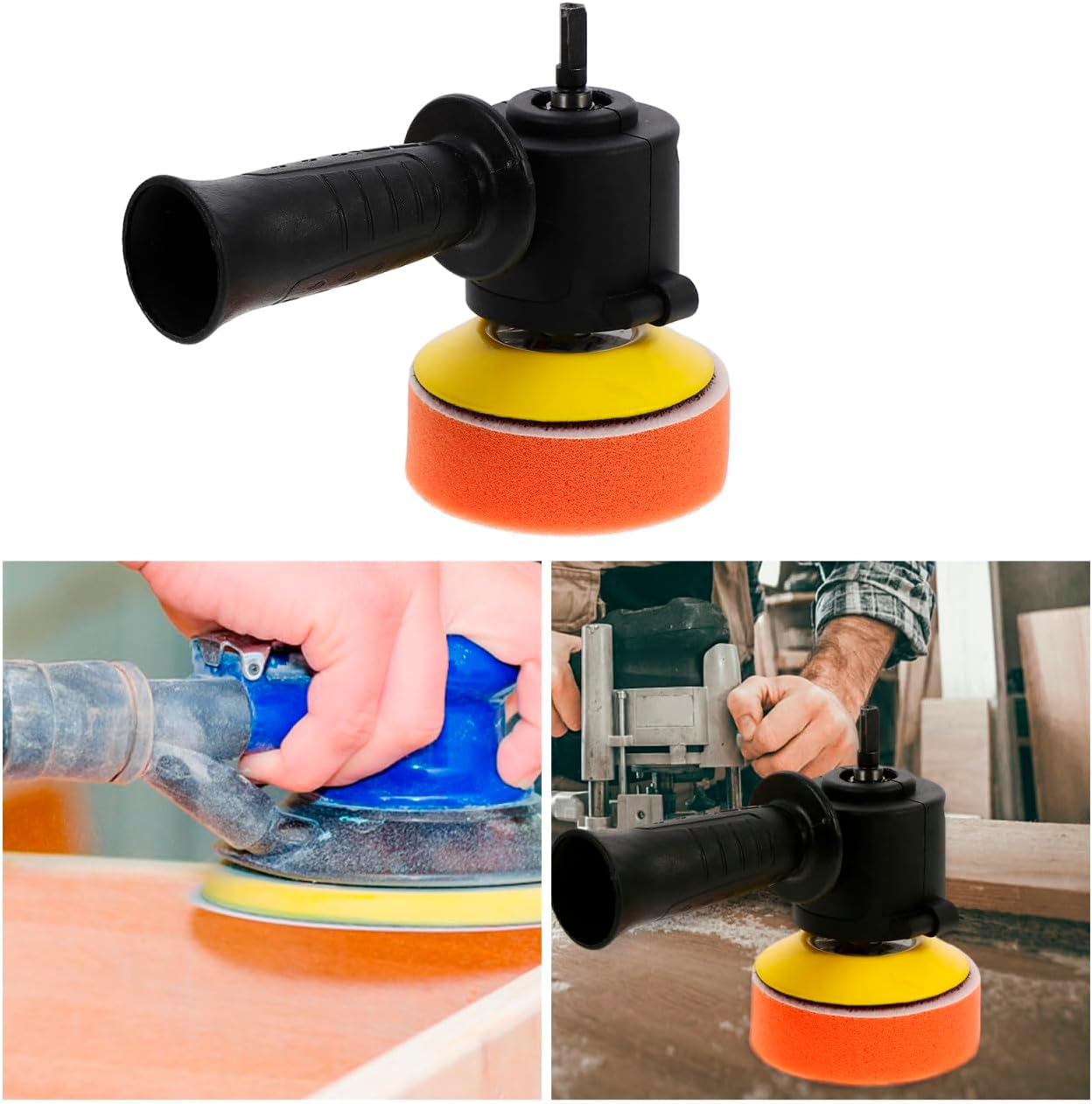 ABOOFAN 1set Car Care Tool Kit Automotive Buffing Tool Electric Drill to Polishing Machine Conversion