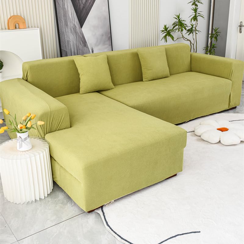 Housse de canapé extensible antidérapante et lavable 3 places