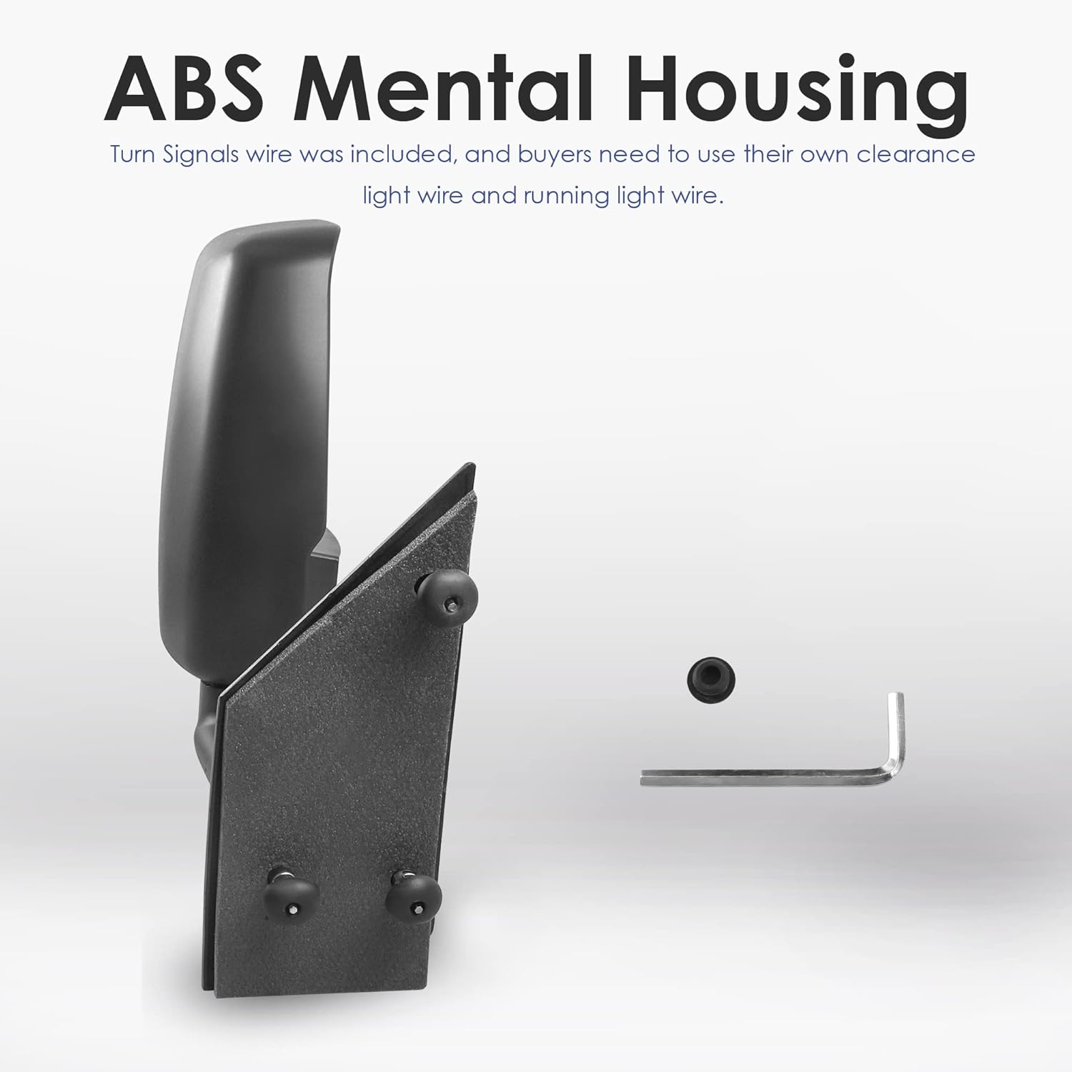 MOSTPLUS Towing Mirror Compatible with 2003-2018 Chevrolet Chevy GMC Savana 1500 2500 3500 Manual Folding-Passenger/Right Side Only