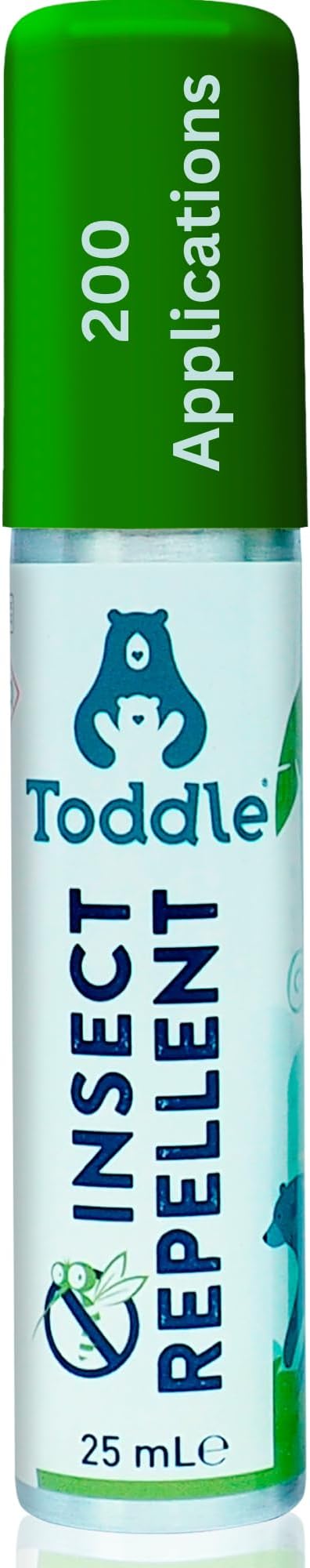 Toddle Kids Insect Repellent and Kids Mosquito Repellent - Deet Free Insect Repellent, 8-Hour Defence, Ideal Holiday Essentials for Kids, 200 Applications - x1