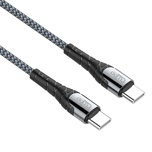 Cable de carga USB C, 6 pies 65 W Max PD de carga rápida, cable tipo C de alta calidad, para iPhone 15 Pro/Plus, iPad Pro 3/4, Samsung Galaxy