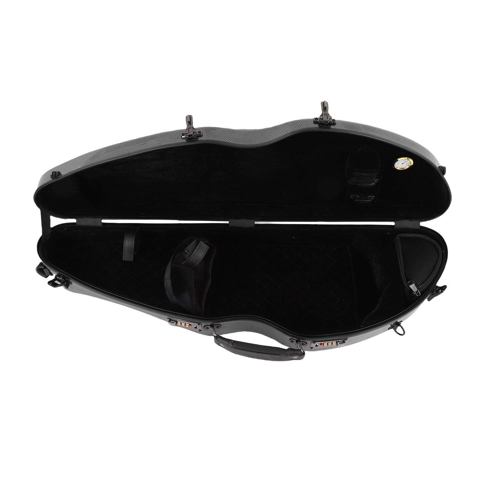 Borsa per Violino a Misura Completa, Elegante Colore Nero 4/4 Violino in Fibra di Carbonio per Viaggi