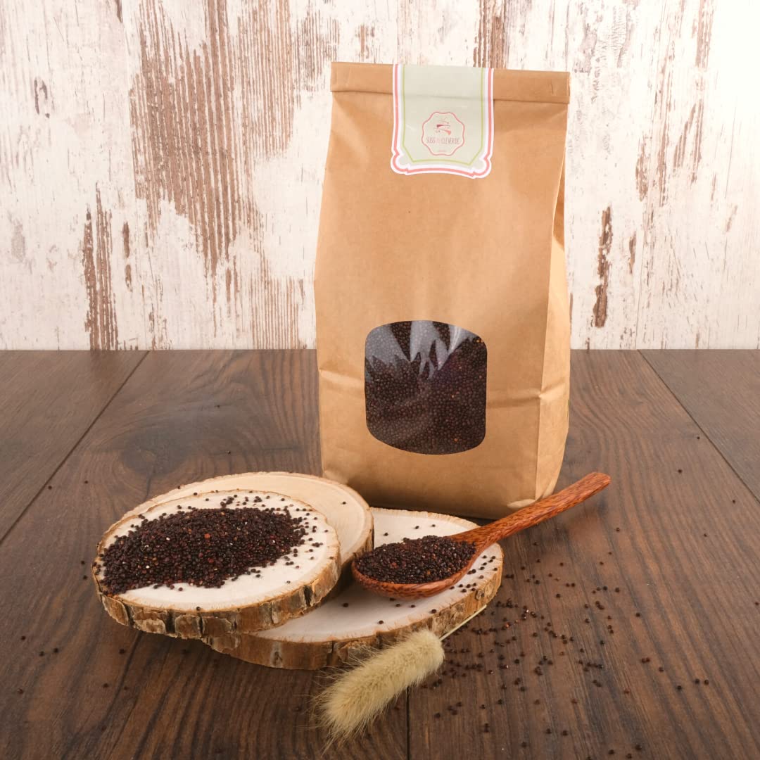 süssundclever.de® Bio Quinoa | schwarz | 1,8 kg | Premium Qualität | plastikfrei und ökologisch-nachhaltig abgepackt