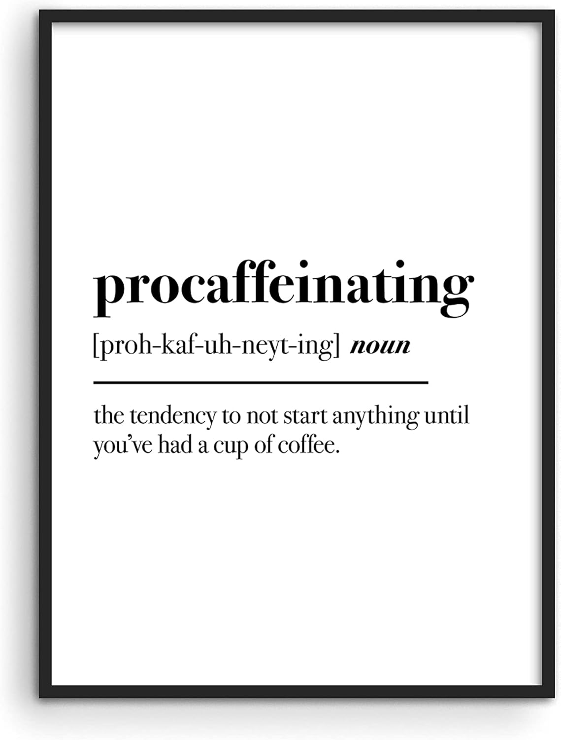 Haus and Hues Coffee Wall Art Decor Coffee Definition