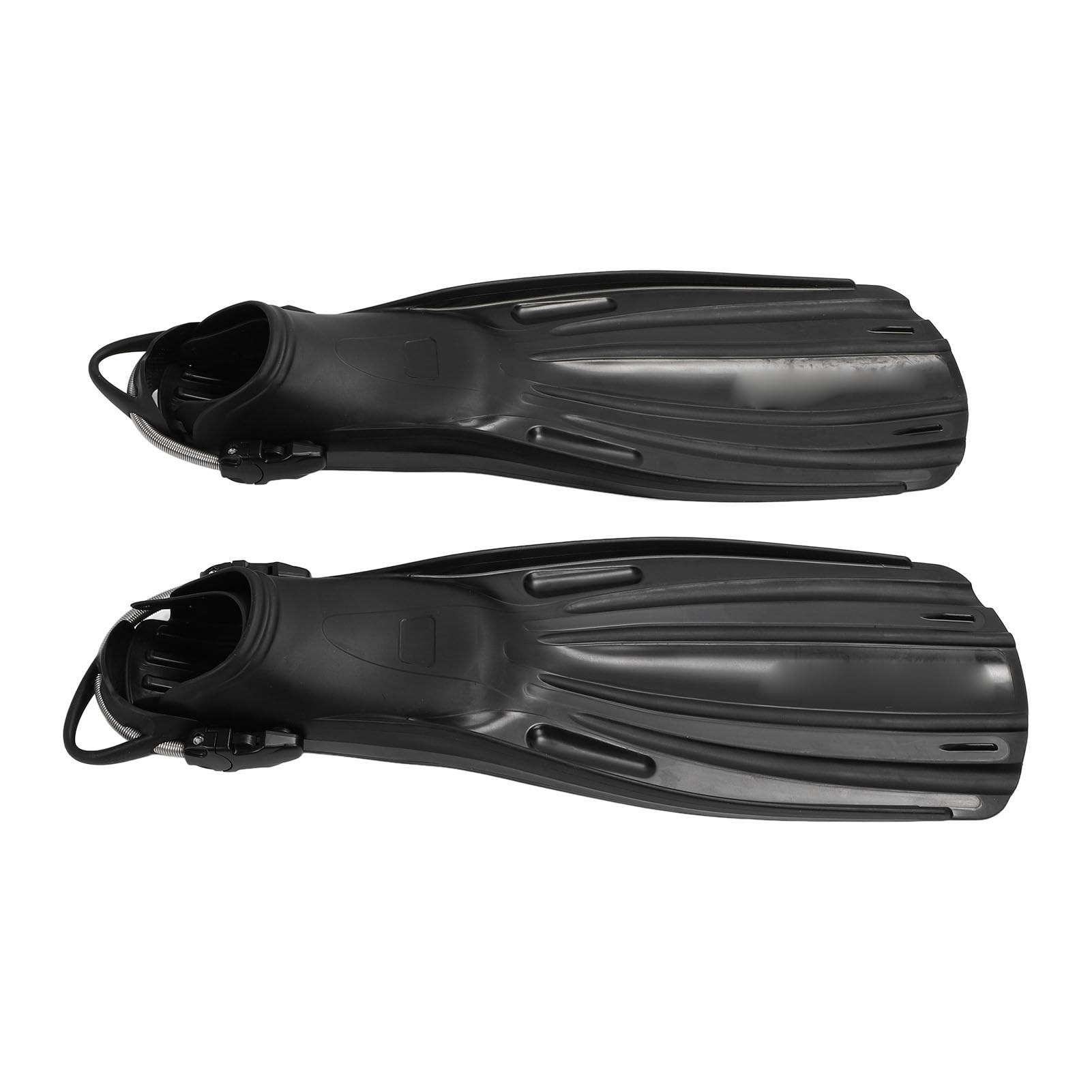Generic Aleta para Pies Subacuática Diseño Ergonómico Negro Premium para Buceo y Apnea 2 Piezas