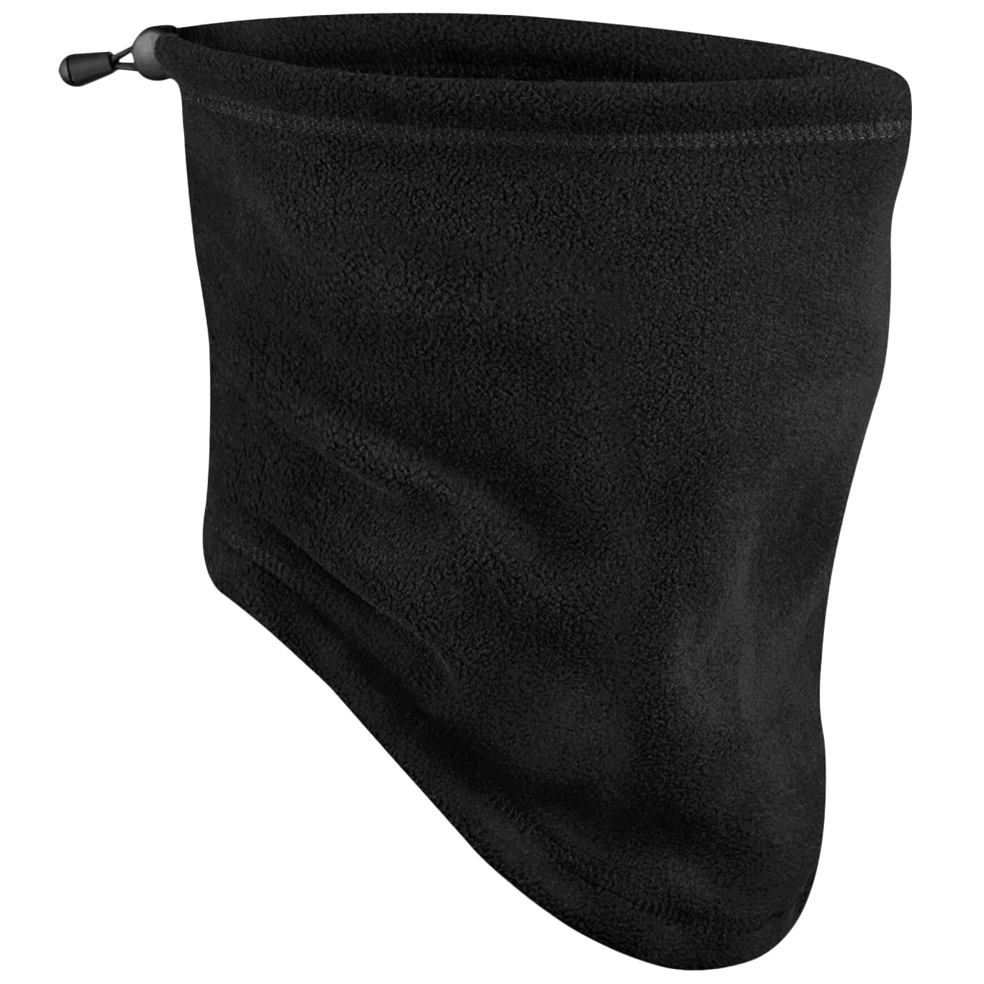Recycled Fleece Thermal Snood Neck Warmer Gaiter Black