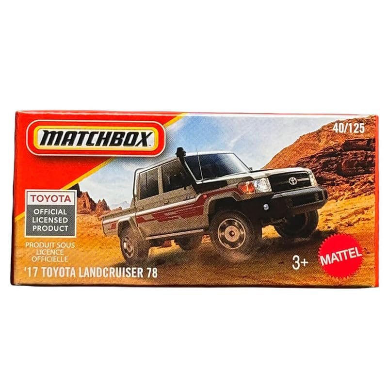 Hot Wheels 2025 Match Box 17 Toyota Landcruiser 78 for 3 Years