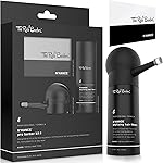 The Rich Barber N\'Hance Pro Barber Kit I - Professional 3-in-1 Hair & Beard Styling Set - Keratin-Infused Hair Building Fibers, Applicator Pump, Application Card - Hairline Enhancer & Volumizing Spray