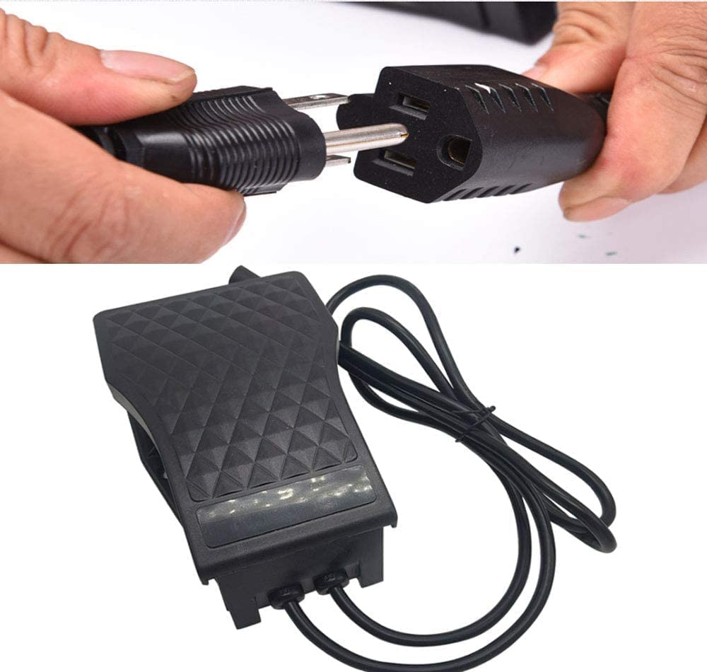 1200W Herramienta Rotativa Amoladora de Eje Flexible Tallador Colgante Eléctrico, Rotación Hacia Adelante Y Hacia Atrás, Control del Pedal, Eje Flexible de Metal, con Eje Interior de Repuesto