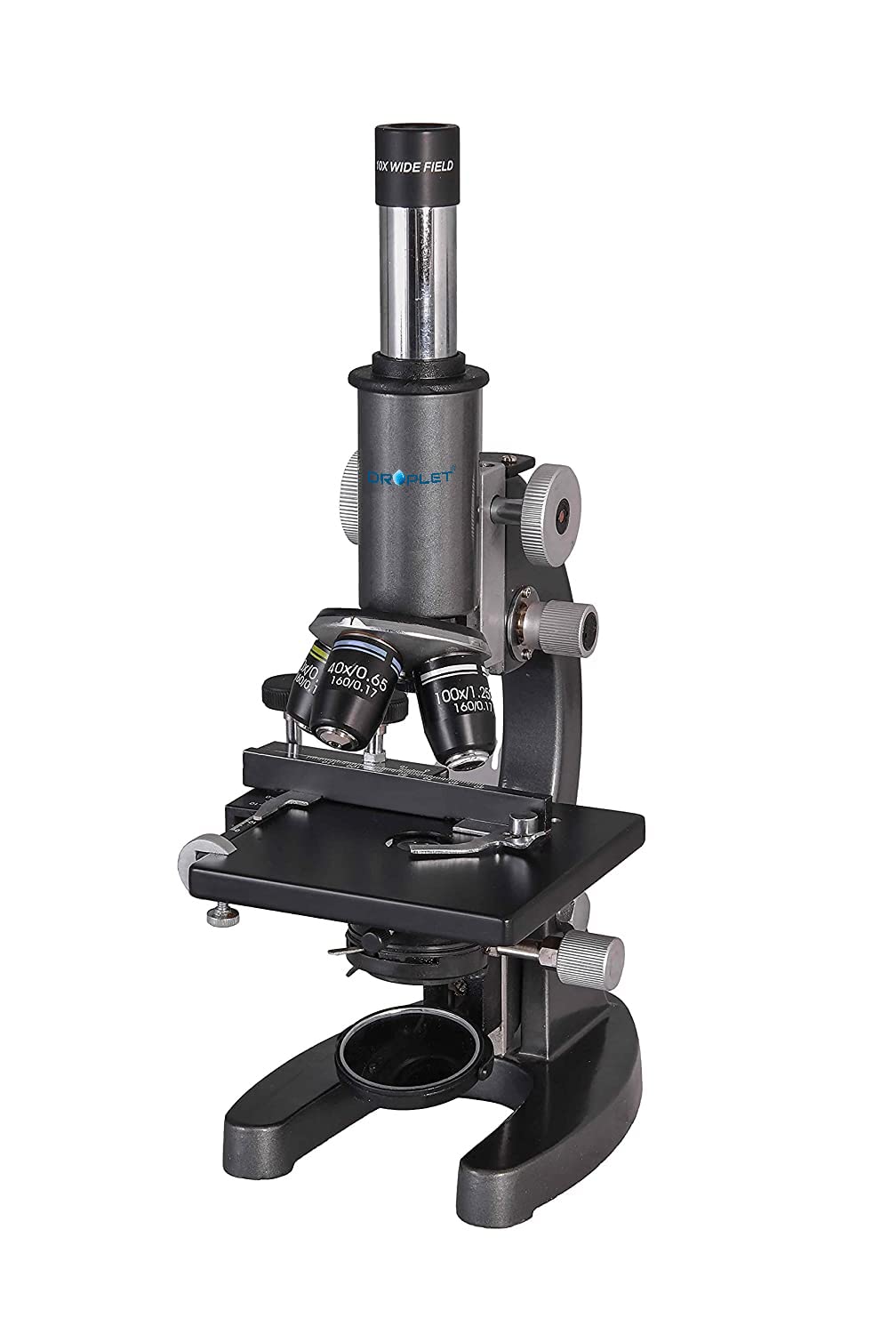 droplet ds-30 student monocular microscope magnification 100x 400x 1000x