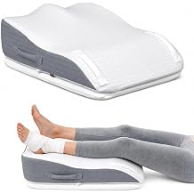 Leg Wedge Pillow, Wide Dual-Leg Elevation Pillow, Adjustable Height