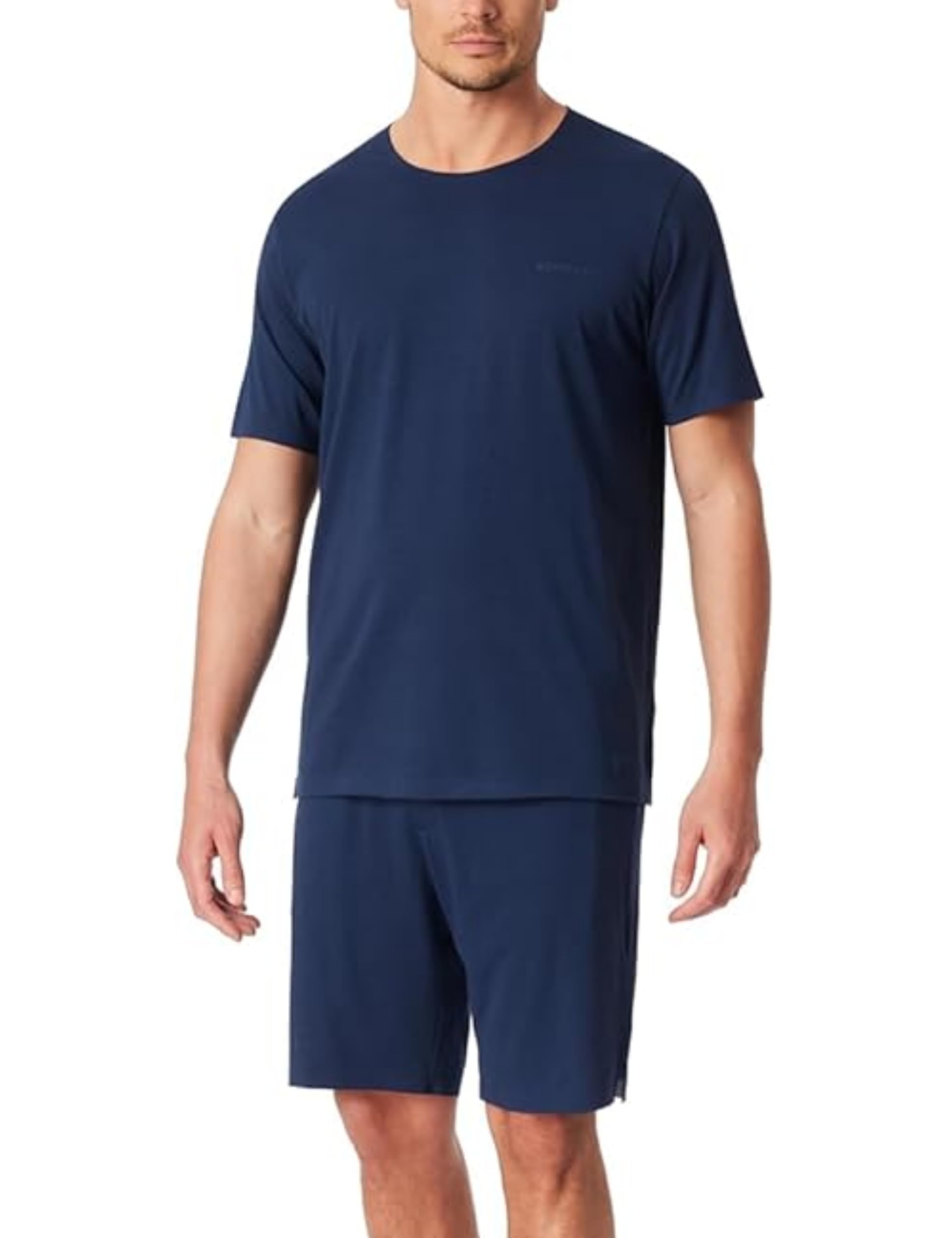 Schiesser Herren Schlafanzug kurz Rundhals - Nightwear Set