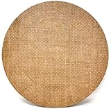 Gift Boutique 24 Disposable Burlap Look Round Charger Plates 13