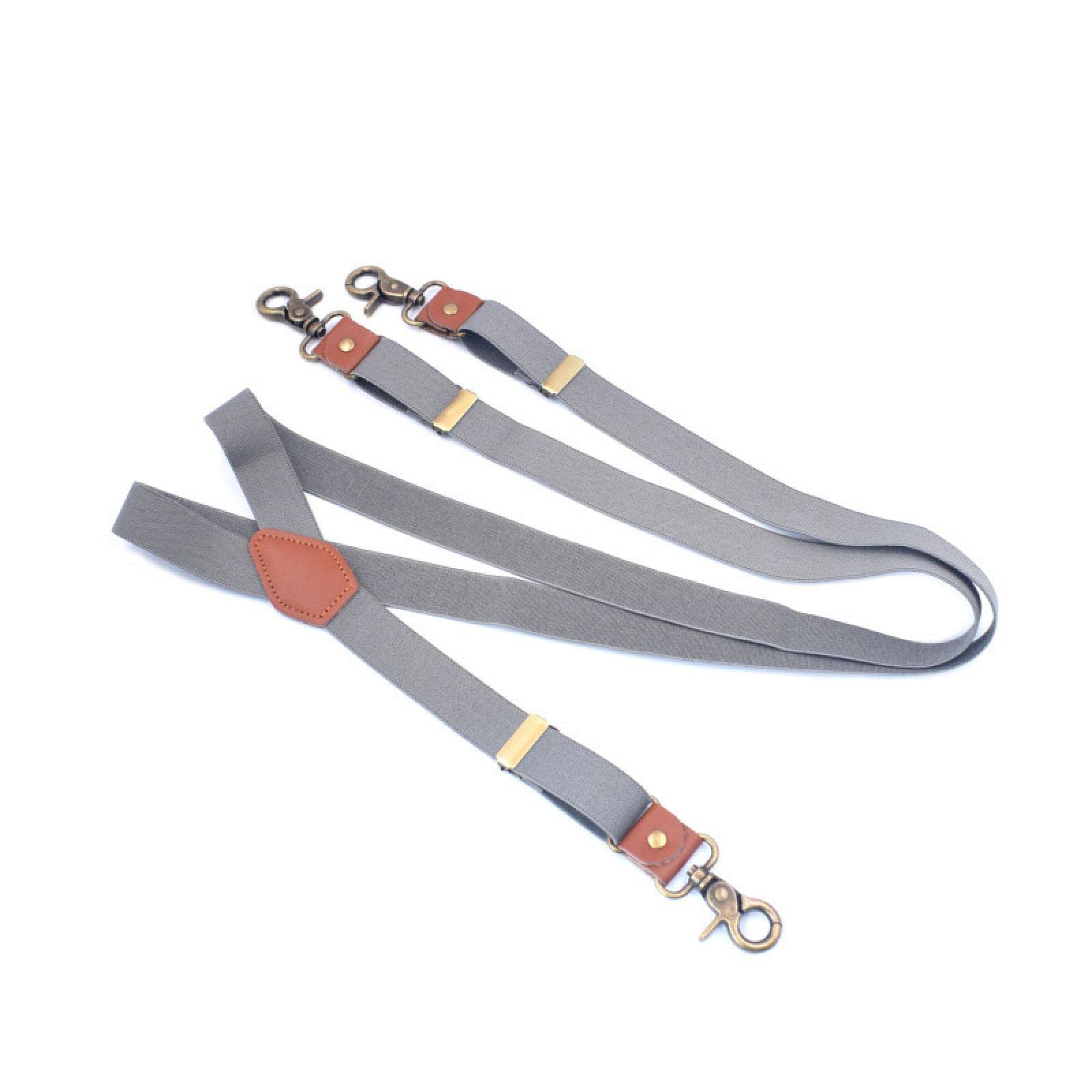 Bretelle con Tre Ganci a Clip, Fibbia per Adulti, Maschi e Femmine, universali, a Forma di Y, con Clip per Pantaloni, Cintura Antiscivolo