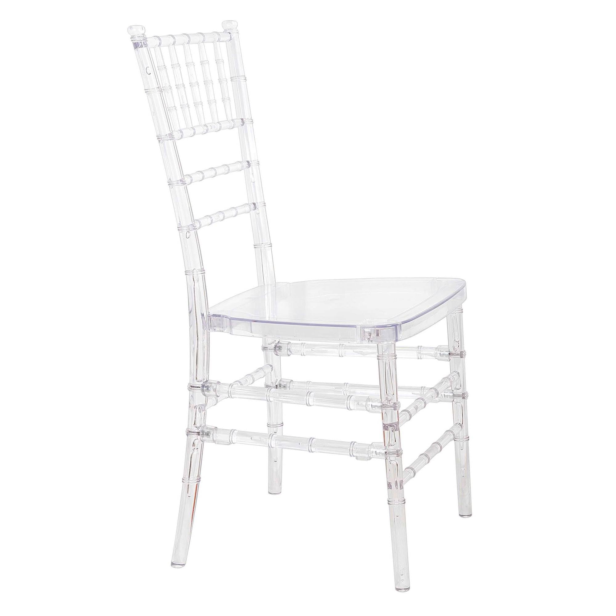 Aranaz | Silla de Comedor | Sillas de Plástico | Diseño Clásico y Elegante | Ideales para Hogar, Jardín, Terraza, Eventos Familiares | para Interior y Exterior | Color: Transparente | 40,5x42x92 Cm