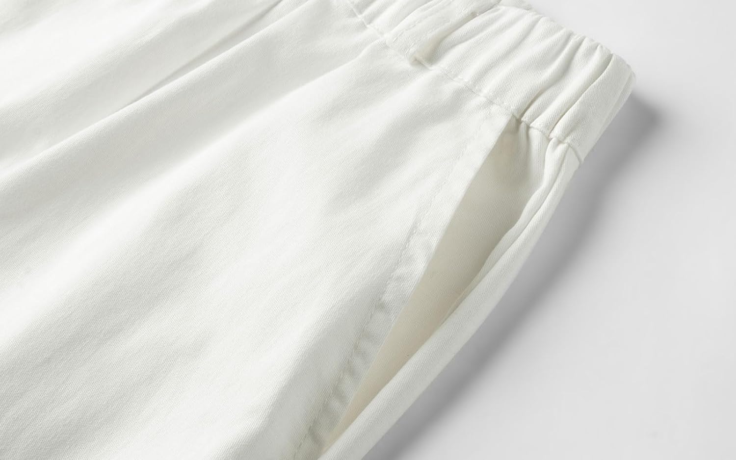 Mud Kingdom Boys Chino Pants School Uniform Cotton Plain Pull On Flat Front Relaxed Skinny 4T-Size 12 - Image 3