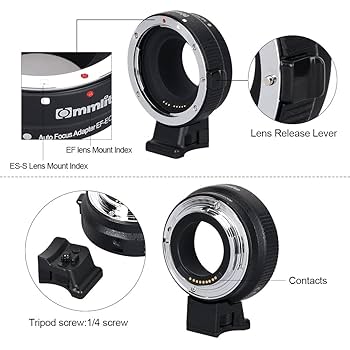 Amazon | Commlite CM-EF-EOS M オートフォーカスレンズマウント