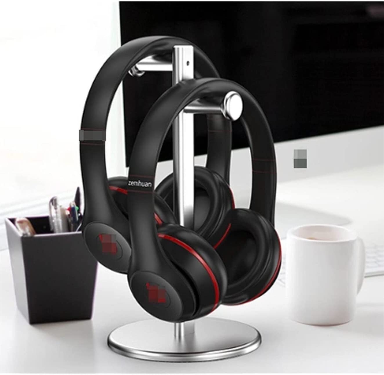 Soporte para Auriculares, Gancho para Auriculares, Colgador de Metal Integrado para Juegos, Apto para Todos.