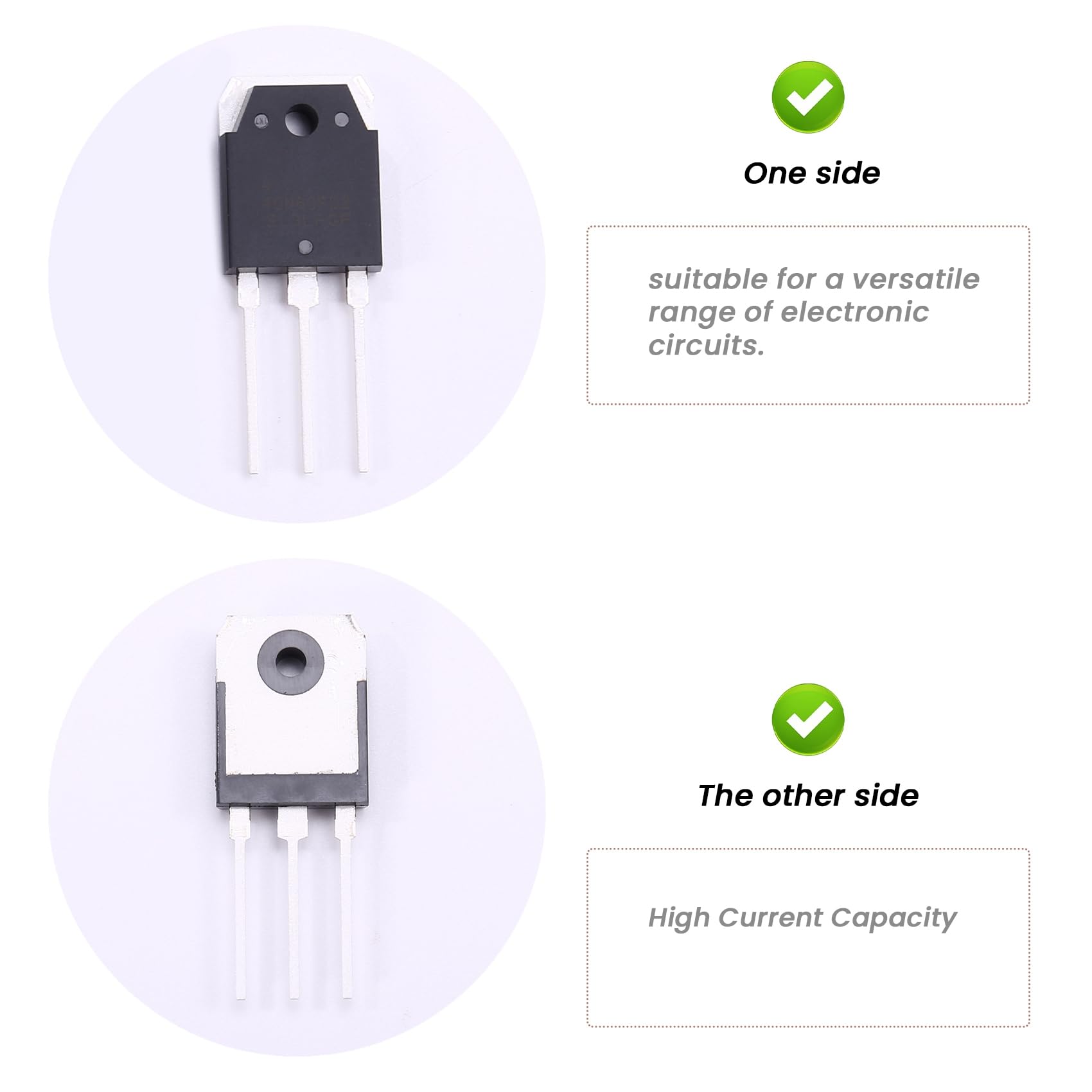SweetSerenade Transistor TO-3P 40N60FD2 SGT40N60FD2 SGT40N60FD2PN 40A 600V - Alta Efficienza e Commutazione Rapida