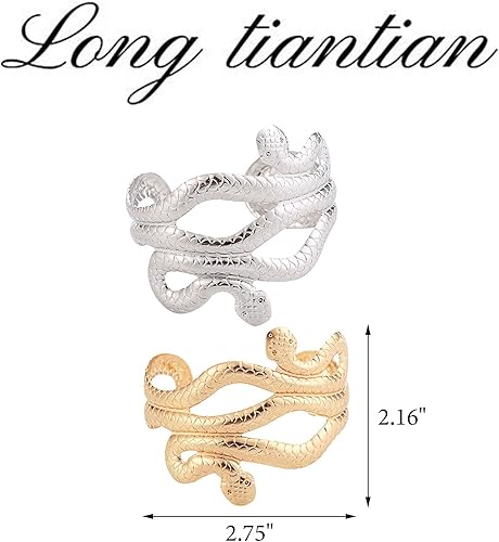 Miniatura 7 de Collar de pulsera de serpiente para mujer, pulsera de serpiente flexible, gargantilla de serpiente para fiesta de Hollween, accesorios de disfraces