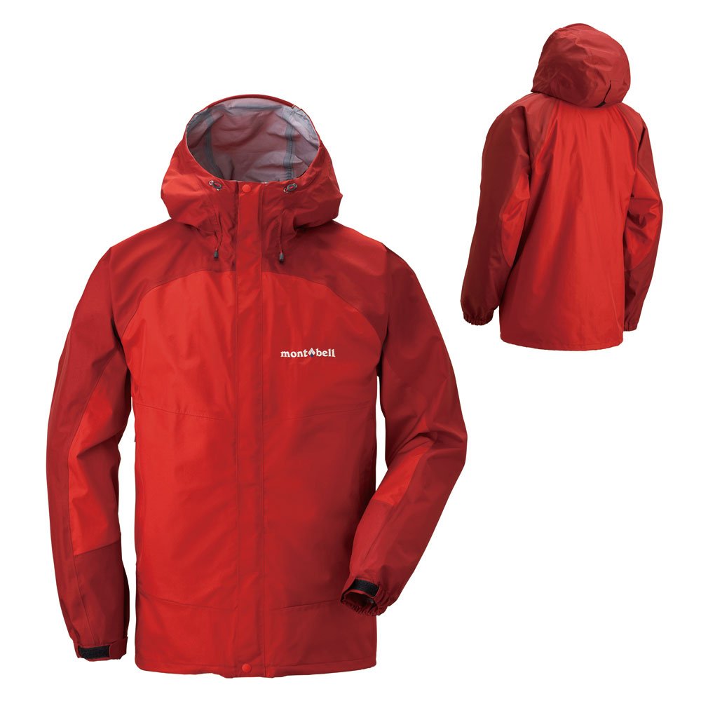 未使用品 モンベル mont-bell サンダーパスジャケット XL 赤 レッド サンダーパス ジャケット Women's ｜ オリジナルプリント