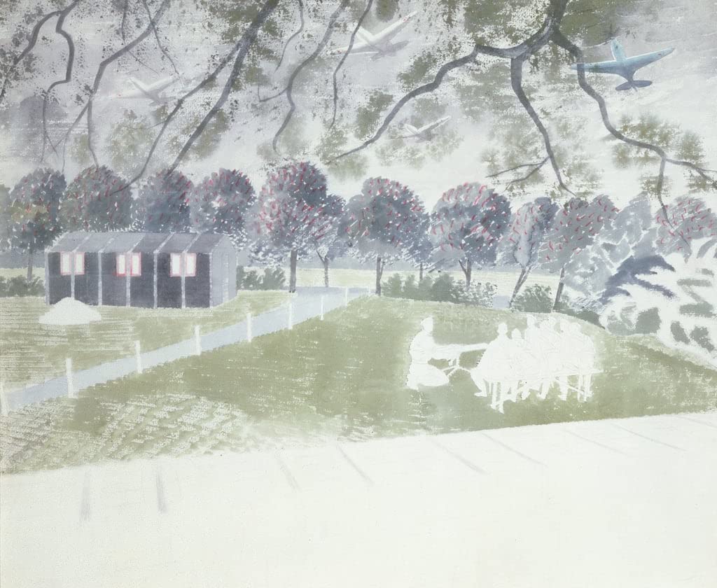 Tableau Démonstration d'une arme à feu Eric Ravilious Décoration Chambre 60x90cm