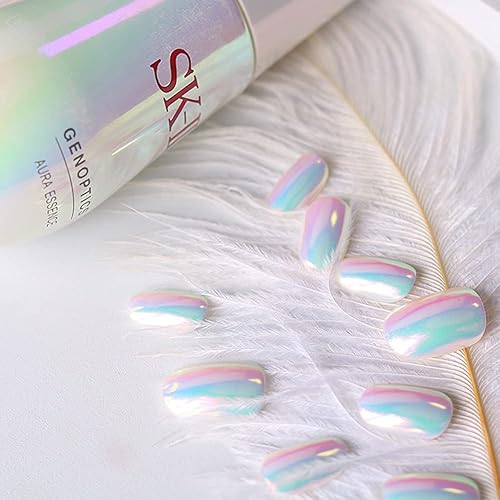 Miniatura 6 de Barniz, espejo mágico efecto neón polvo brillante perla uñas brillo uñas arte decoraciones
