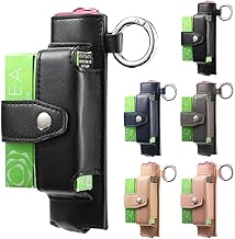 GUANSTD Case, Compatible with Iqos IQOS I1 / IQOS Ilma One, Storage Case, Compatible with iluma i one, Leather Case, Full Protection, Shockproof, Stylish, Convenient to Carry, Includes Carabiner
