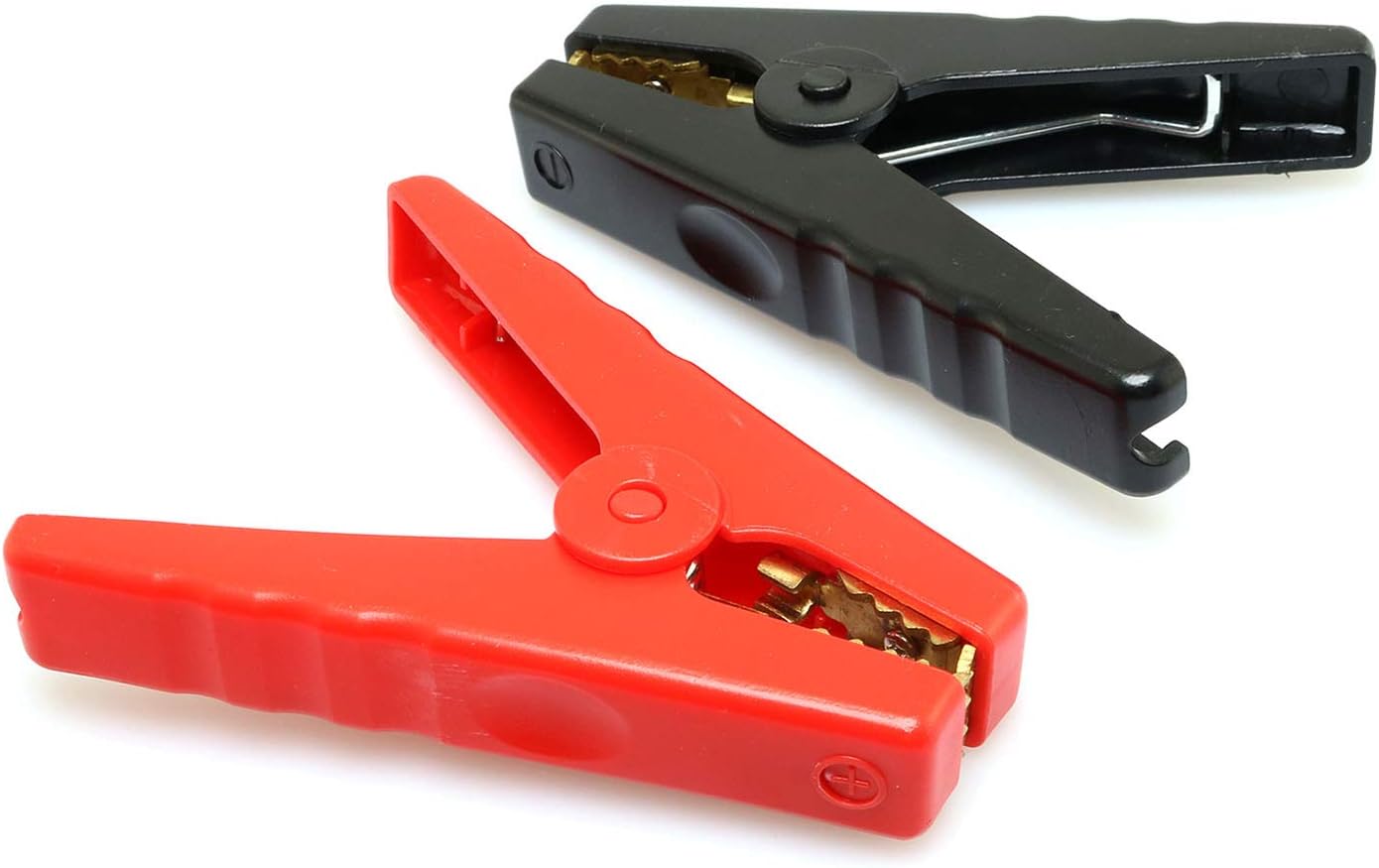 Alligator Clip 1Pair Pure Copper Insulated Crocodile Clamp for Truck Car Battery Tester 24V 300A Red and Black