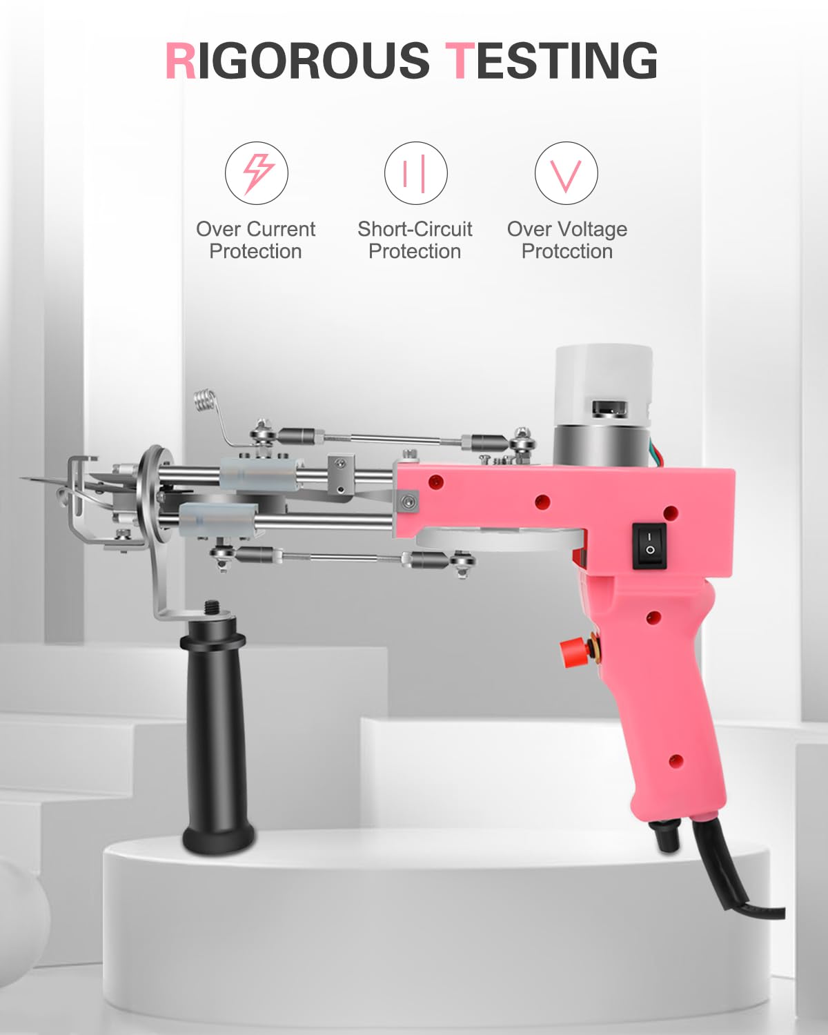 Snapklik.com : Rug Tufting Gun, 2 In 1 Cut Pile And Loop Pile Carpet ...