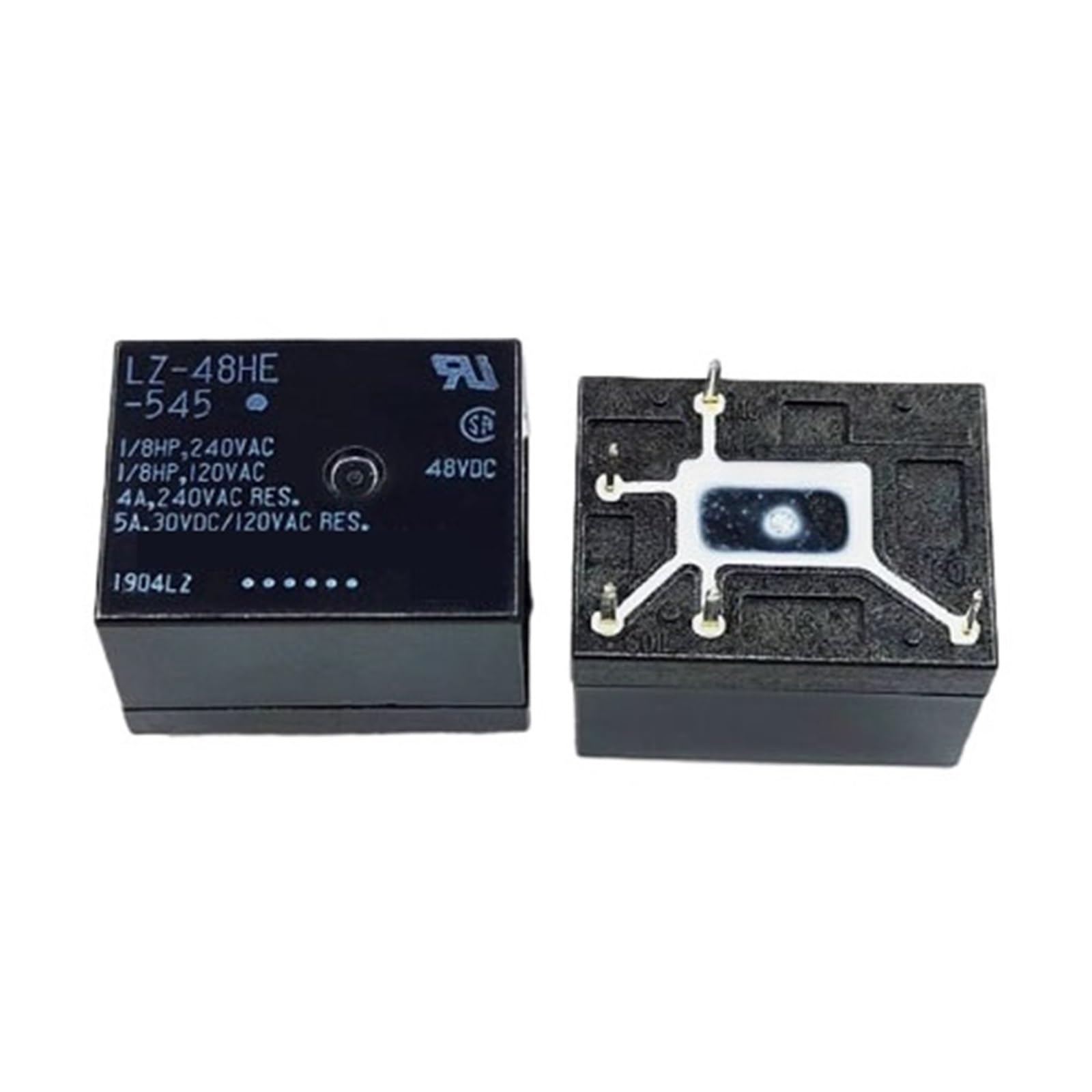Relais LZ-48HE-545 48VDC 5foot pour la modernisation des armoires de chauffage et domotique