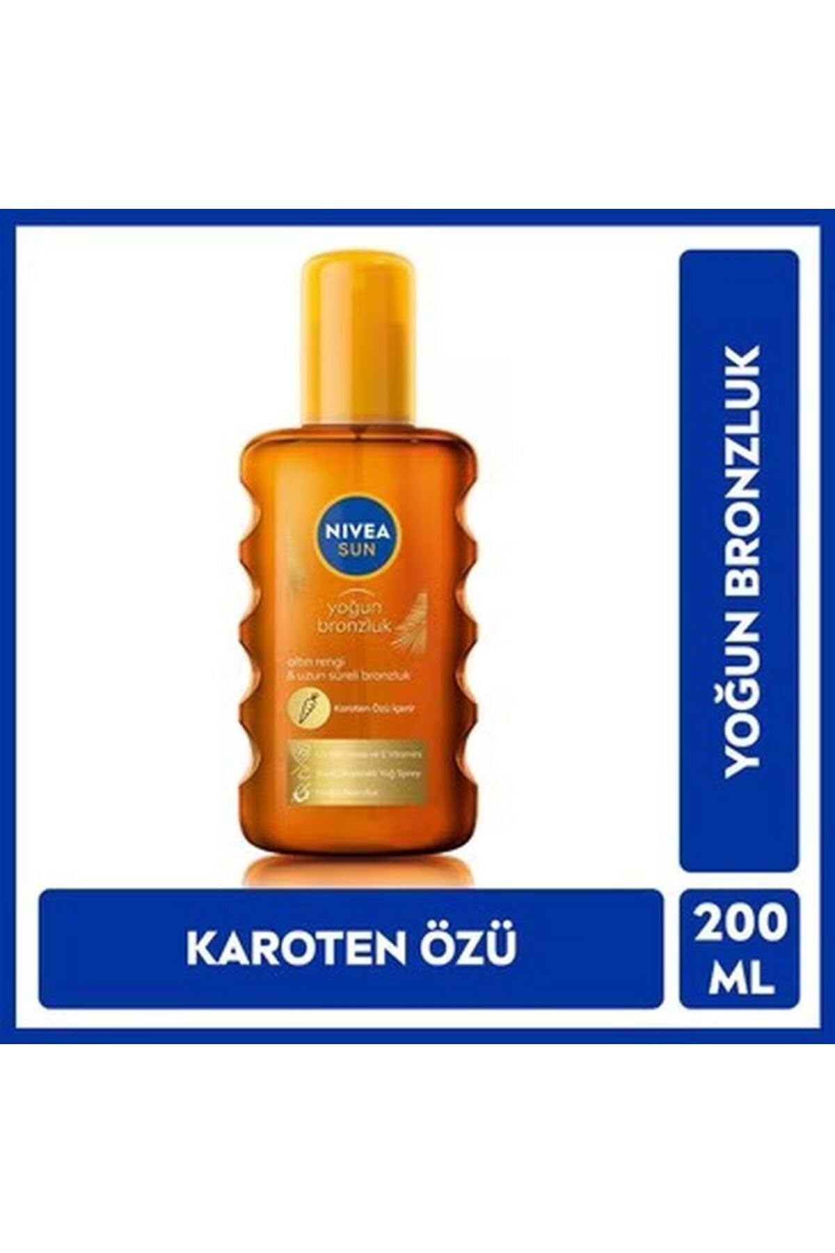 Nıvea Sun Spf6 Karoten Özlü Yoğun Bronzlaştırıcı Güneş Yağı 200 Ml Sprey