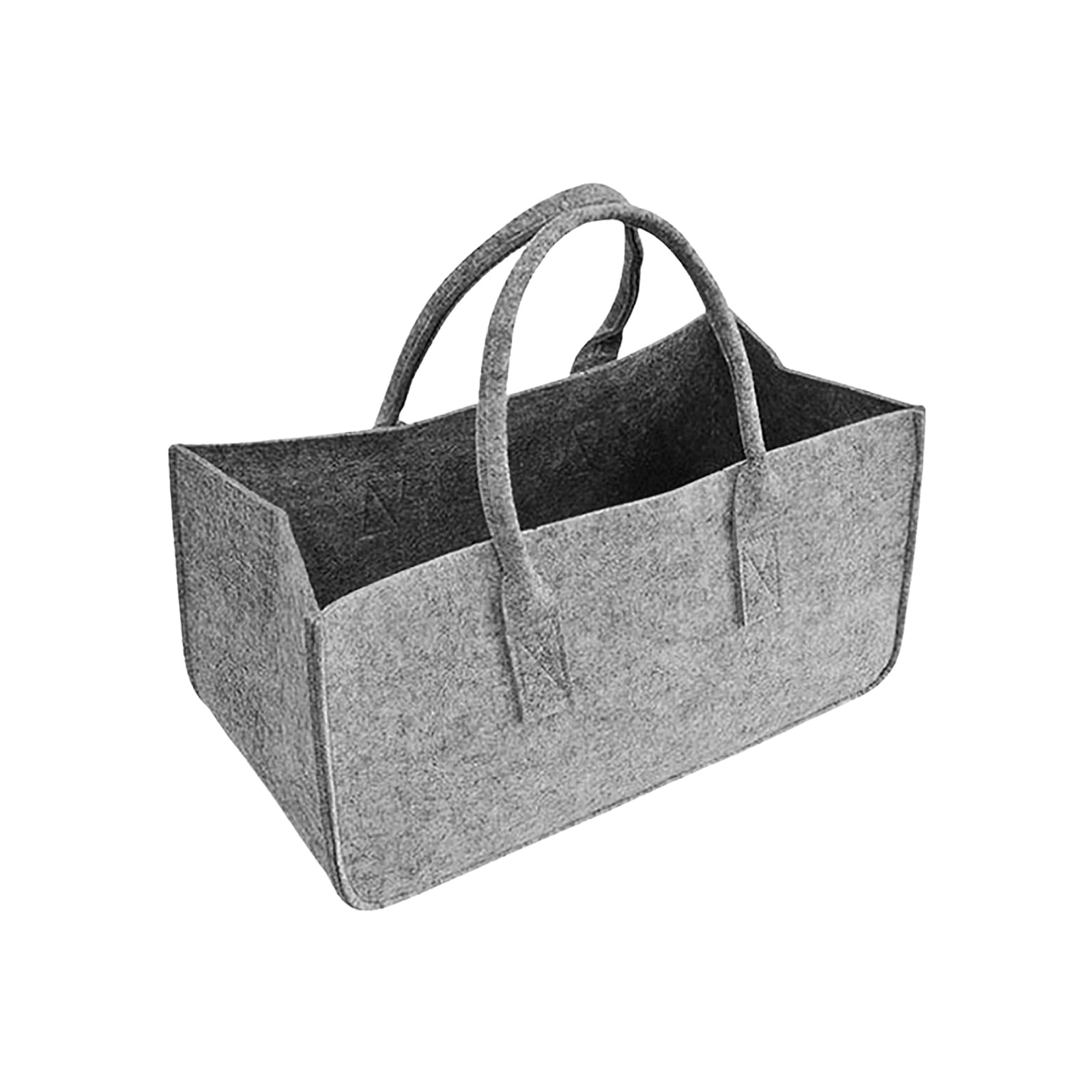 Sacchetti Per Legna Da Ardere In Feltro - 2 Pezzi, 50x25x25cm, Portata