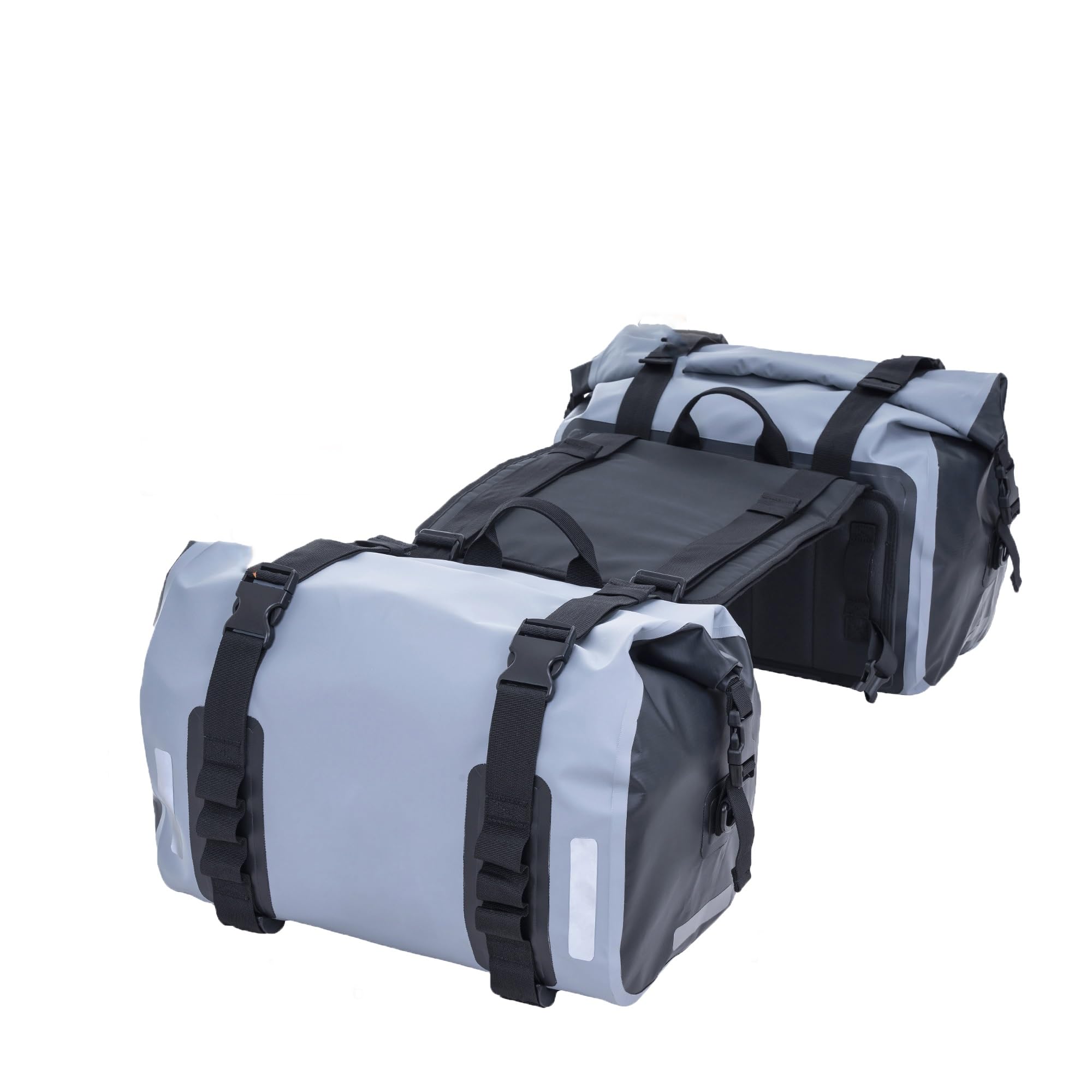 Borsa multifunzionale Accessori Moto Borse Laterali Impermeabili Da Viaggio Borsa Coda(Grey)