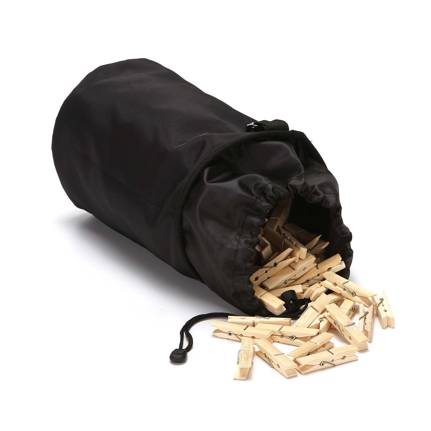Bolsa organizadora de Pinzas para Colgar Ropa, a Prueba de Polvo (Negro)